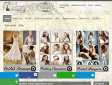 Tablet Screenshot of cameobridal.ie